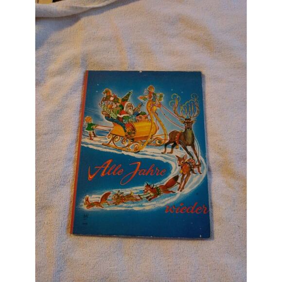 Das Christkind Kommt, Alle Jahre Wieder, vintage German books, large and thick - Picture 3 of 12
